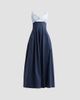 SIMKHAI Women's Maddy Cotton-Blend Cut-Out Midi Dress - 1
