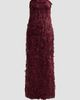 SIMKHAI Women's Malvina Feather Strapless Gown - 1