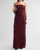 SIMKHAI Women's Malvina Feather Strapless Gown - 2