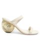 SIMKHAI Women's Marion 75MM Seashell-Heel Leather Sandals - 1