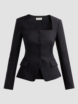 SIMKHAI Women's Marlowe Collarless Jacket