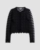 SIMKHAI Women's Maxime Sheer Chevron Cardigan - 1