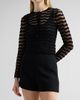 SIMKHAI Women's Maxime Sheer Chevron Cardigan - 4