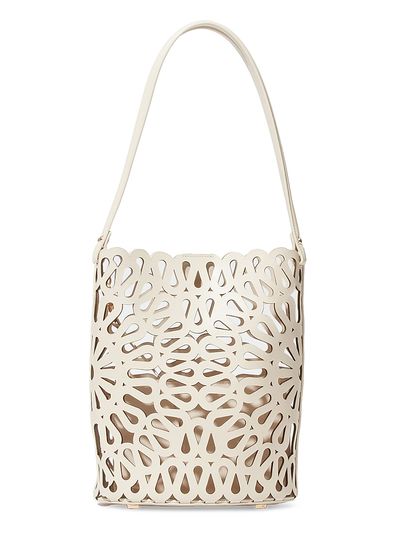 SIMKHAI Women's McCall Laser-Cut Leather Bucket Bag