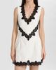 SIMKHAI Women's Minna Contrast Lace Appliqué Mini Dress - 3