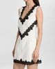 SIMKHAI Women's Minna Contrast Lace Appliqué Mini Dress - 4