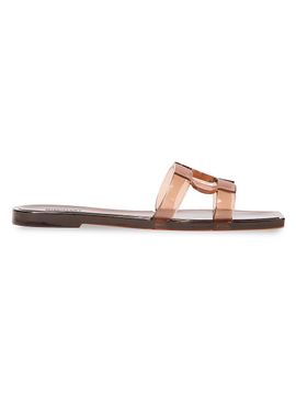 SIMKHAI Women's Monogram Jelly Flats