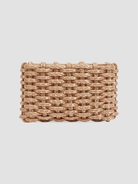SIMKHAI Women's Morgan Metal Clutch