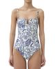 SIMKHAI Women's Ottilie Printed One-Piece Swimsuit - 3