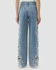 SIMKHAI Women's Porter Embroidered Jeans - 3