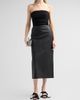 SIMKHAI Women's Raven Leather Pencil Skirt - 2