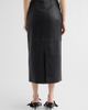 SIMKHAI Women's Raven Leather Pencil Skirt - 3