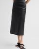 SIMKHAI Women's Raven Leather Pencil Skirt - 4