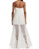 SIMKHAI Women's Rennis Lace Bustier Gown - 5