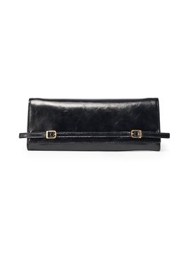 SIMKHAI Women's River East West Moto Leather Clutch
