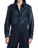 SIMKHAI Women's Roland Leather Crop Jacket - 3
