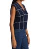 SIMKHAI Women's Rozzi Windowpane Cashmere Vest - 4