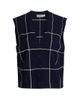 SIMKHAI Women's Rozzi Windowpane Cashmere Vest - 8