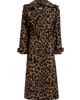 SIMKHAI Women's Rumi Leopard-Print Long Coat - 1