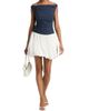 SIMKHAI Women's Salina Two-Tone Off-The-Shoulder Bubble Minidress - 2