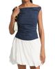 SIMKHAI Women's Salina Two-Tone Off-The-Shoulder Bubble Minidress - 3