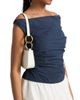 SIMKHAI Women's Salina Two-Tone Off-The-Shoulder Bubble Minidress - 6