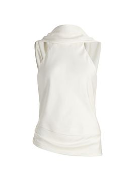 SIMKHAI Women's Samira Satin Cape Top