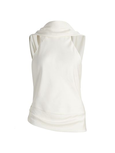 SIMKHAI Women's Samira Satin Cape Top
