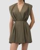 SIMKHAI Women's Sefi Cape Mini Dress - 2