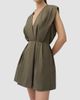 SIMKHAI Women's Sefi Cape Mini Dress - 4