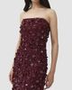 SIMKHAI Women's Serafina Embellished Strapless Column Gown - 4