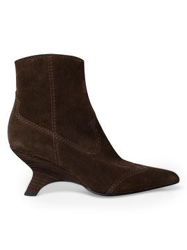 SIMKHAI Women's Shadow 75MM Suede Western Boots