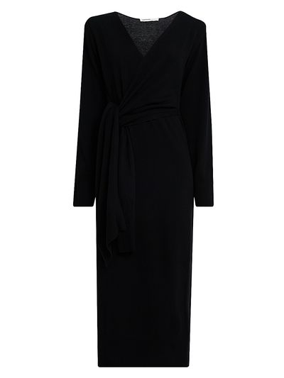 SIMKHAI Women's Skyla Cashmere-Blend Wrap Dress