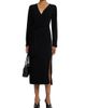 SIMKHAI Women's Skyla Cashmere-Blend Wrap Dress - 2