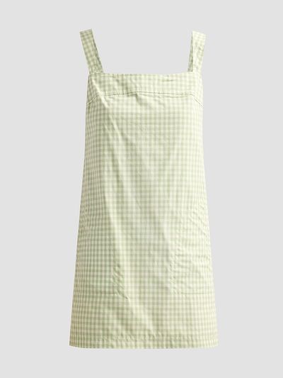 SIMKHAI Women's Sloan Gingham Mini Dress