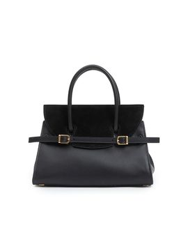 SIMKHAI Women's Small River Leather Top Handle Bag