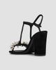 SIMKHAI Women's Stacey 95MM Embellished Satin Sandals - 4