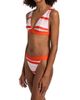SIMKHAI Women's Tillie Striped Triangle Bikini Top - 4