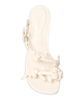 SIMKHAI Women's Willow 75MM Floral-Appliqué Leather Wedge Sandals - 3