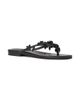 SIMKHAI Women's Willow Flower-Appliqué Leather Thong Sandals - 2