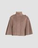 SIMKHAI Women's Yara Wool-Blend Cape Jacket - 1