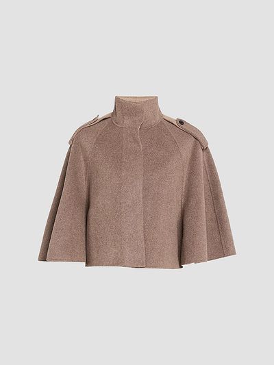 SIMKHAI Women's Yara Wool-Blend Cape Jacket