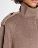 SIMKHAI Women's Yara Wool-Blend Cape Jacket - 5