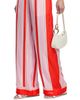 SIMKHAI Women's Zuna Striped Silk-Blend Pajama Pants - 6