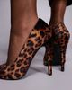 SIMMI Shoes Simmi London Alez heeled stiletto pumps in leopard print-Multi - 2