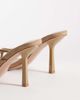 SIMMI Shoes Simmi London Asra heeled mule sandals in taupe suedette-Neutral - 3