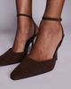 SIMMI Shoes Simmi London Bebbo heeled pumps in chocolate-Brown - 2