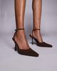 SIMMI Shoes Simmi London Bebbo heeled pumps in chocolate-Brown - 3