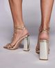 SIMMI Shoes SIMMI London Carmela strappy block heeled sandals in gold - 2