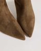 SIMMI Shoes Simmi London Cimarron classic pointed knee boots in brown sudette - 3